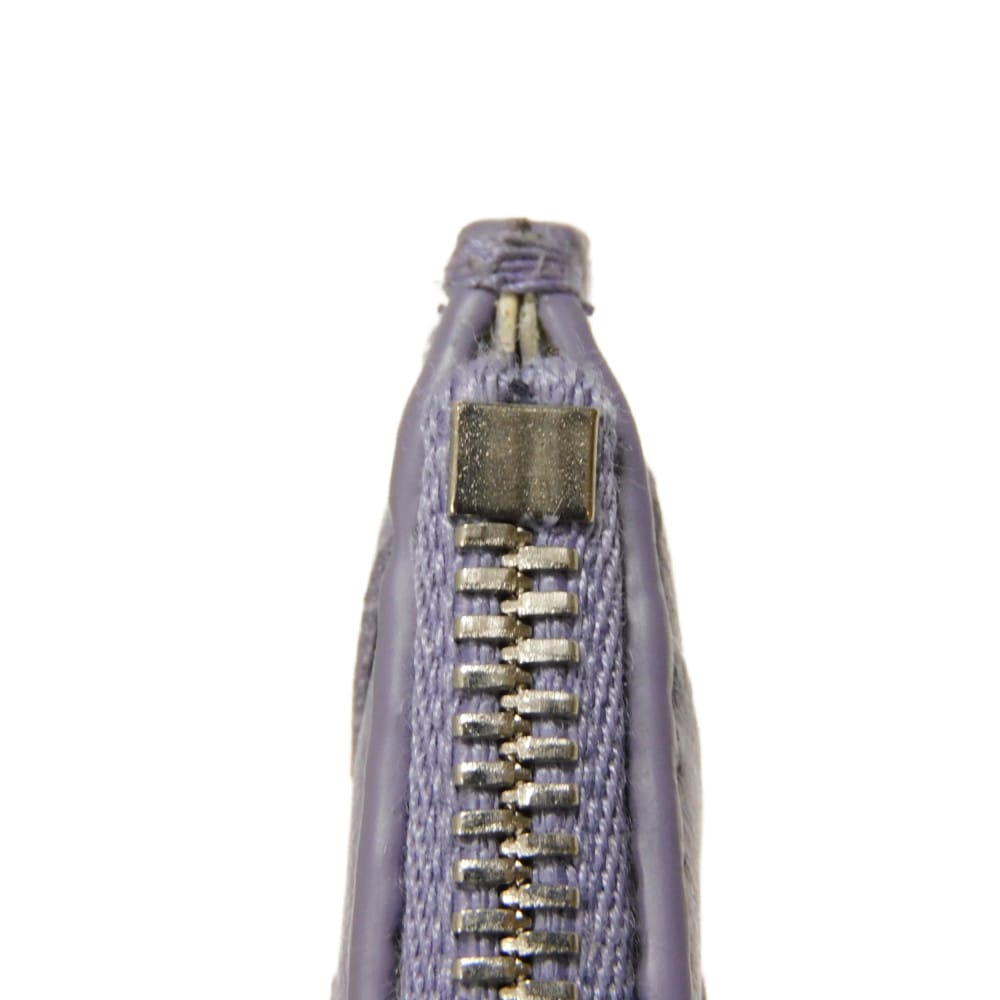 Used 11897 coin key holder 609315 7943 pastel purple RFID IC maxi intrecciato lavender unisex from Japan AUTHENTIC