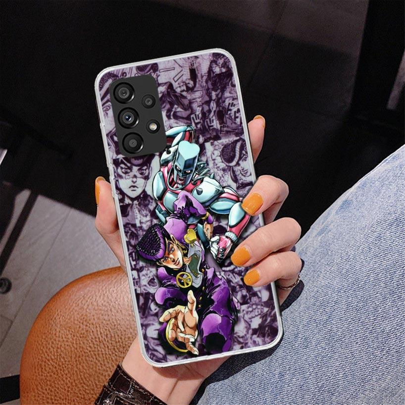 JoJo Bizarre Adventures Anime Phone Case For Samsung Galaxy A17 A16 A15 A14 A13 A57 A56 A55 A54 A53 A37 A36 A35 A34 A33 A26 A25