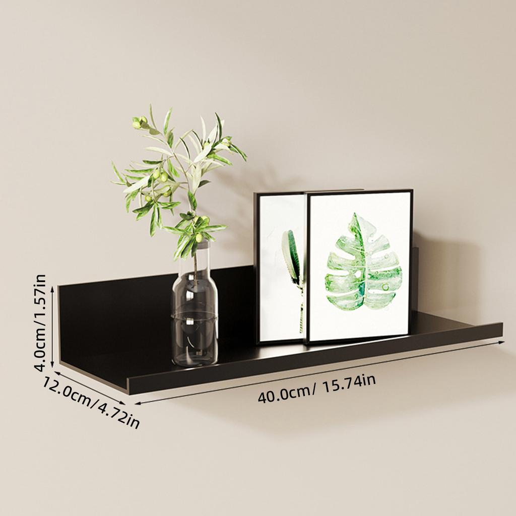Schwebende Badezimmerregale ohne Bohren Aufbewahrungswandregal Home Organizer Ledge Hardwares Schrank Küchenzubehör Toilette