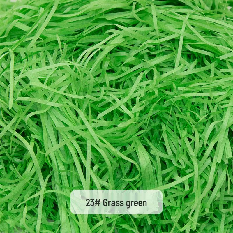 Raffia Grass Filler: Shredded Silk Paper for Candy Box Souvenirs