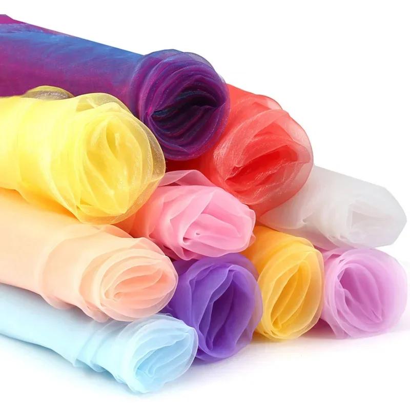 5/10M Wedding Arch Draping Tulle Fabric Wedding Arch Decoration Yarn Birthday Party Backdrop Baby Shower Supplies Ceiling Decor