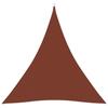 VidaXL Sun Sail Oxford Fabric Triangular 4x4x4 M Terracotta