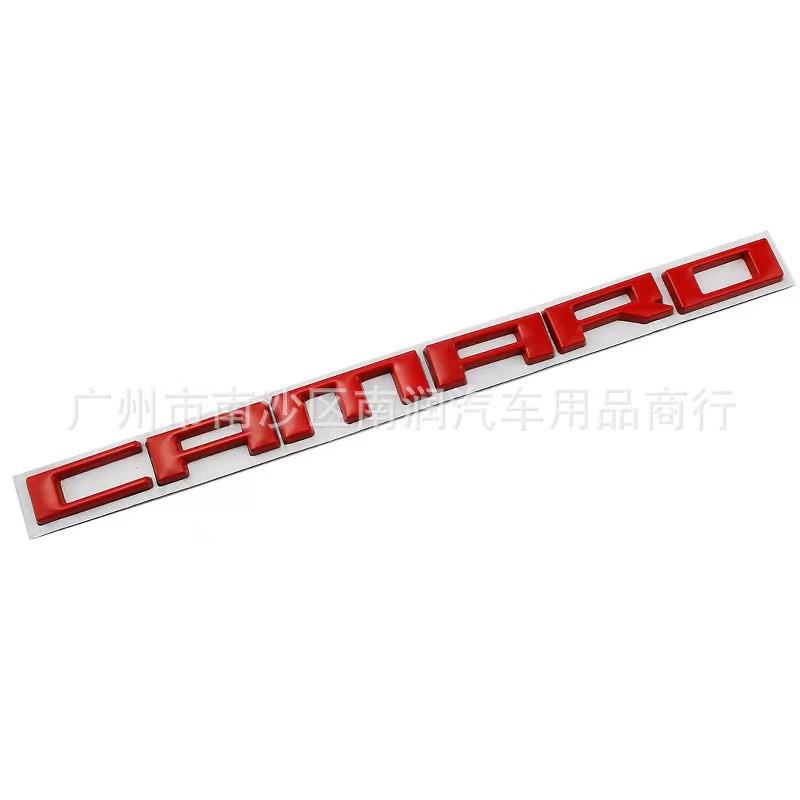 Geschikt voor Chevrolet CAMARO Bumblebee autosticker modificatie met Engelse letter metalen zijlabel bladplaat autosticker