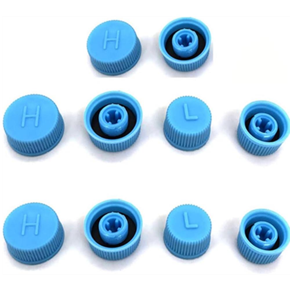 30Pcs Car Air Conditioning Charging Valve Dust Cover Auto A/C Port Cap M9 X 1.0