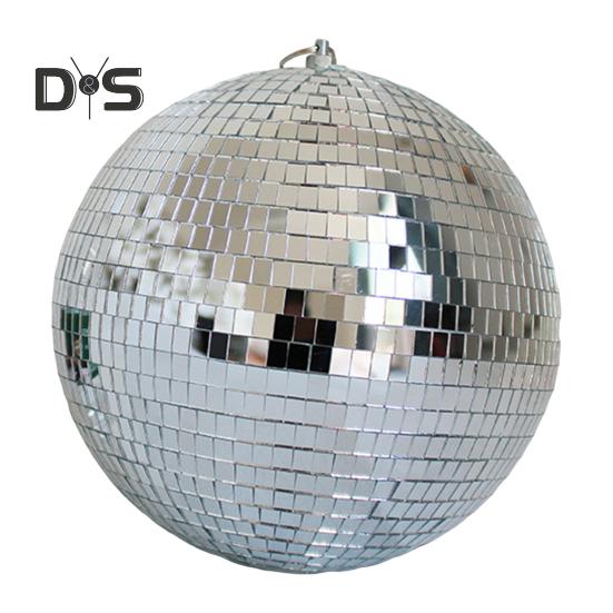 Silverspegel Discokula Ornament Reflekterande Hängande Discokula Dekorationer för 70-tals Retro Fest Jul Födelsedagar Tillbehör