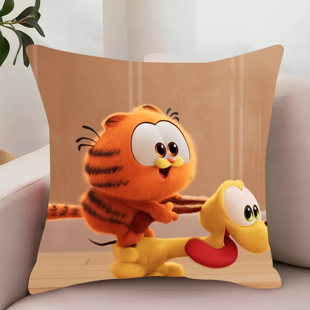 MINISO The G-GarfieldS Movie Pillow Case Decor Protective Covers Comfortable soft for Sofa Living Room Home office