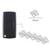 URXE5 5/10Pcs Aluminum Car Remote Key Emblem Stickers For Citroen C1 DS3 C2 C3 Vts C4 Saxo C4L C5 C6 C8 Xsara C3-XR Picasso Berlingo