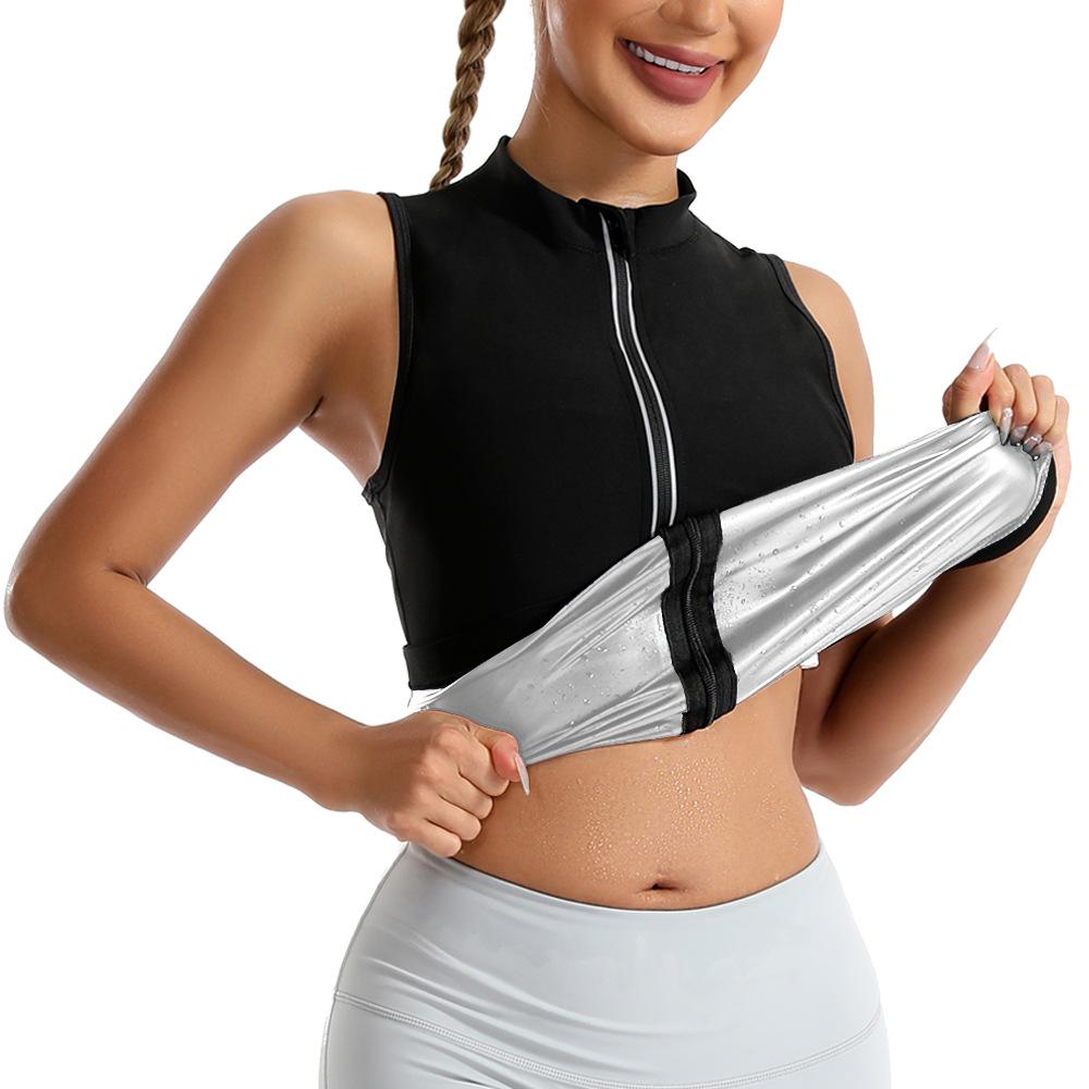 

Женская спортивная майка для бега на открытом воздухе, спортивная одежда для сауны, потливости, фитнеса, корсет для подтяжки живота, корректирующее белье M