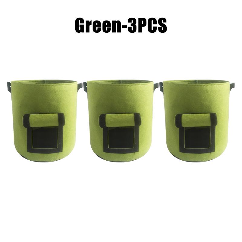 Gallon Felt Grow Bags Gardening Fabric Grow Pot Vegetable Strawberry Growing Planter Garden Potato Planting Pots
