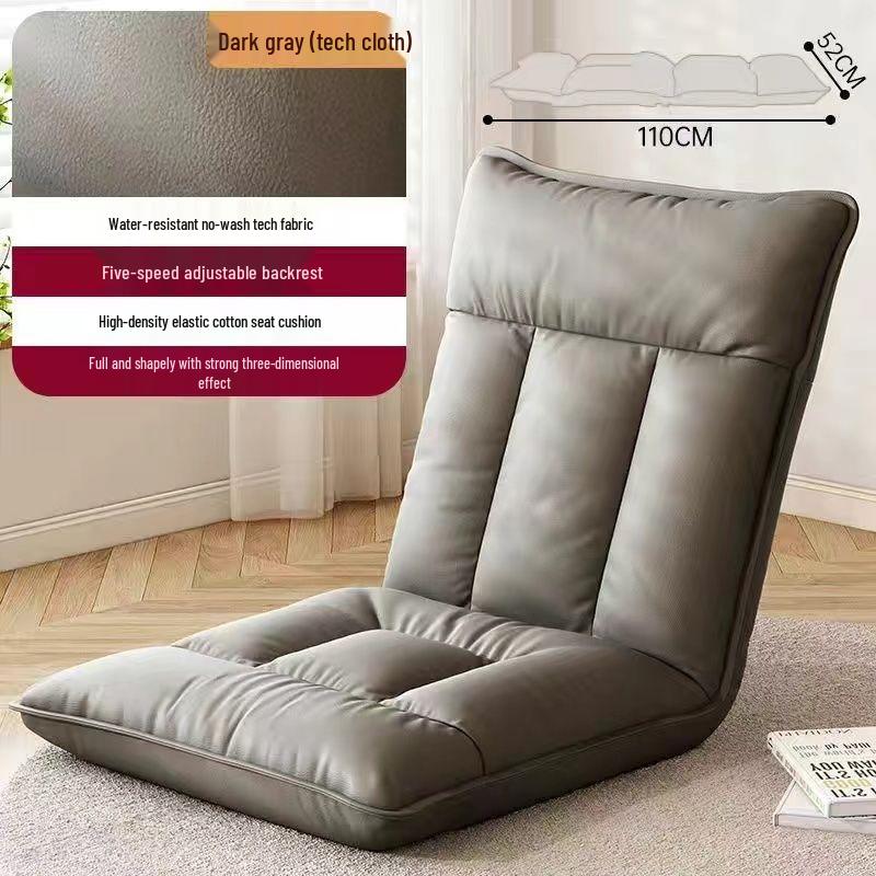 Dual-Use Reclining Office Chair: Foldable Nap Bed/Sofa Seat with Adjustable Backrest