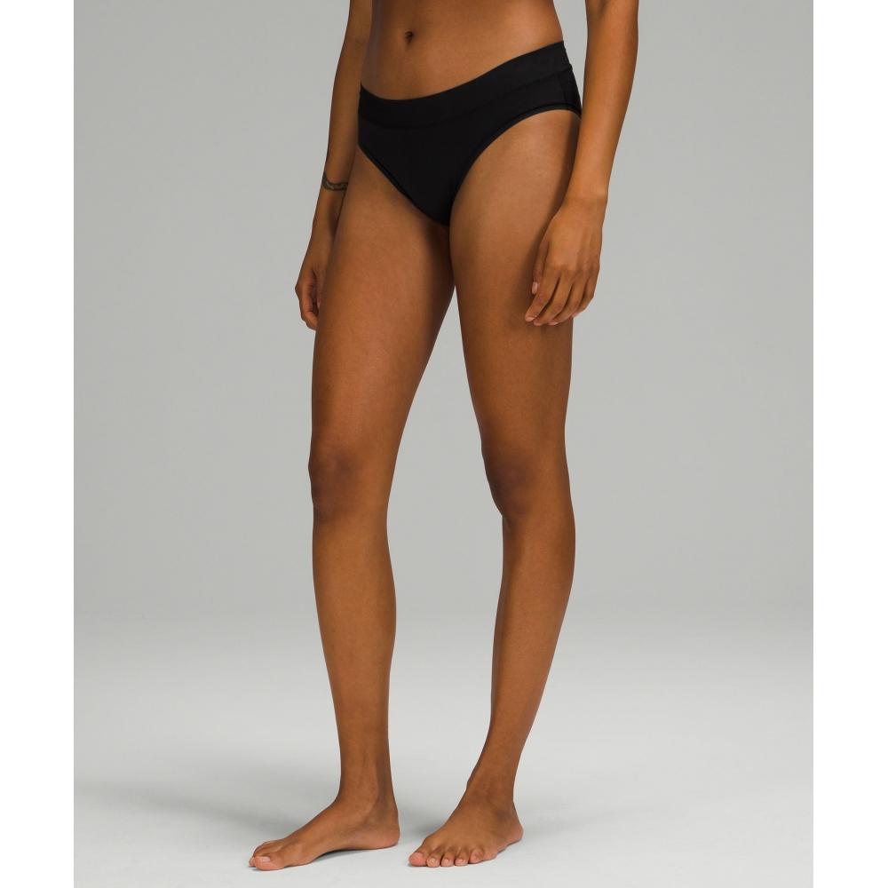 Lululemon Underease Mid Rise Bikini Underwear  3 Pack Black