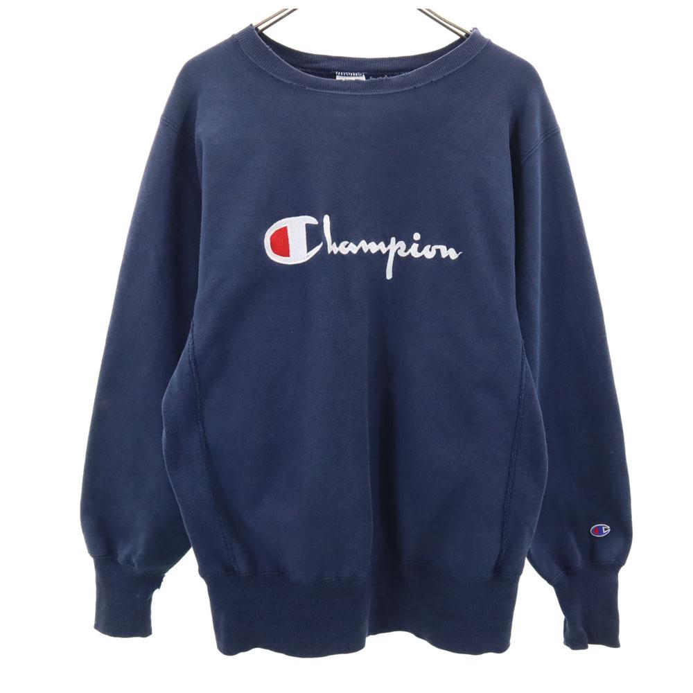 

Champion 90-х годов Сделано в США Вышитый ярлык Старый Reverse Weave С длинным рукавом Свитшот-тренер Reverse Weave Мужской Б/У