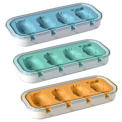 4 Cellule Animali a Forma di Stampi per Ghiaccioli Stampi per Gelato Gelatiere Stampi per Gelato per Cucina Festa Fatti a Mano