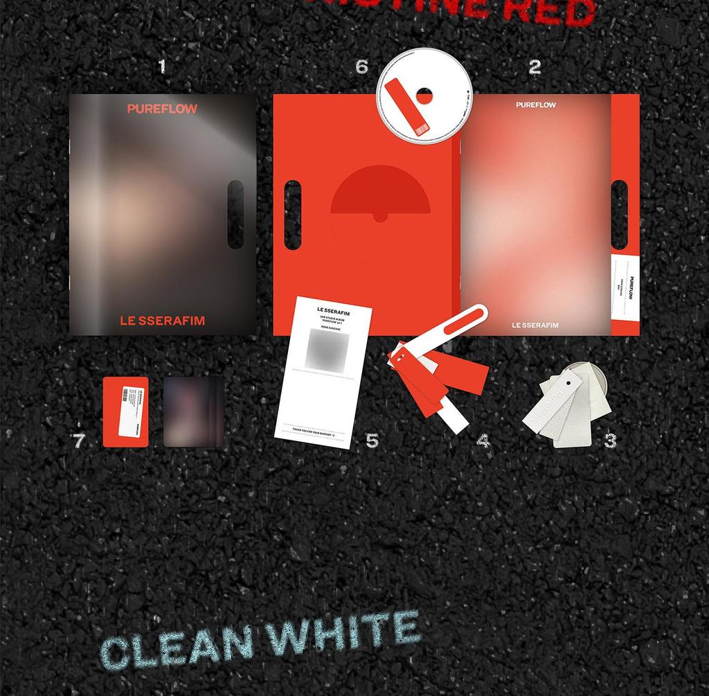 [POB] LE SSERAFIM [PUREFLOW] pt.1 2nd Studio Album (Compact ver.)