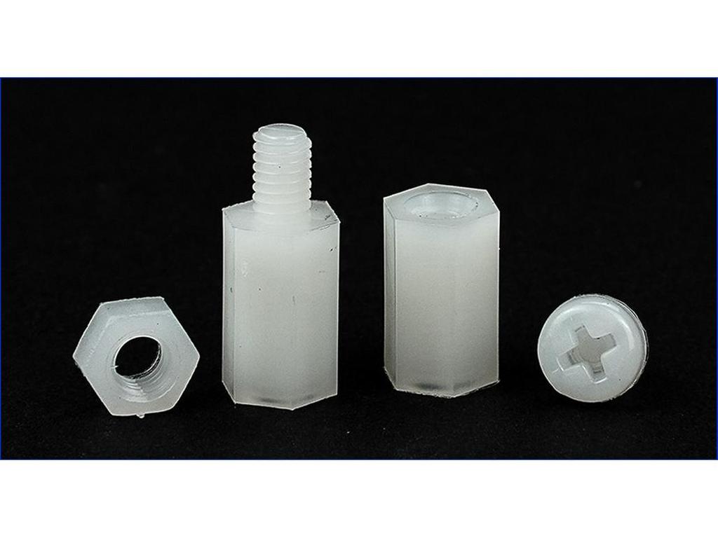 Nylon Column Set with Spacer & Round Head Machine Wire