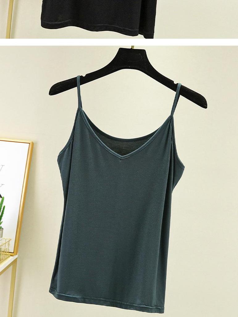 Women's Plus Size Modal Camisole - Slim Fit Outerwear or Innerwear Top