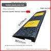 Rubber-Plastic Car Ramp: Slope Mat, Curb Edge, Uphill Climb, Triangle Speed Bump