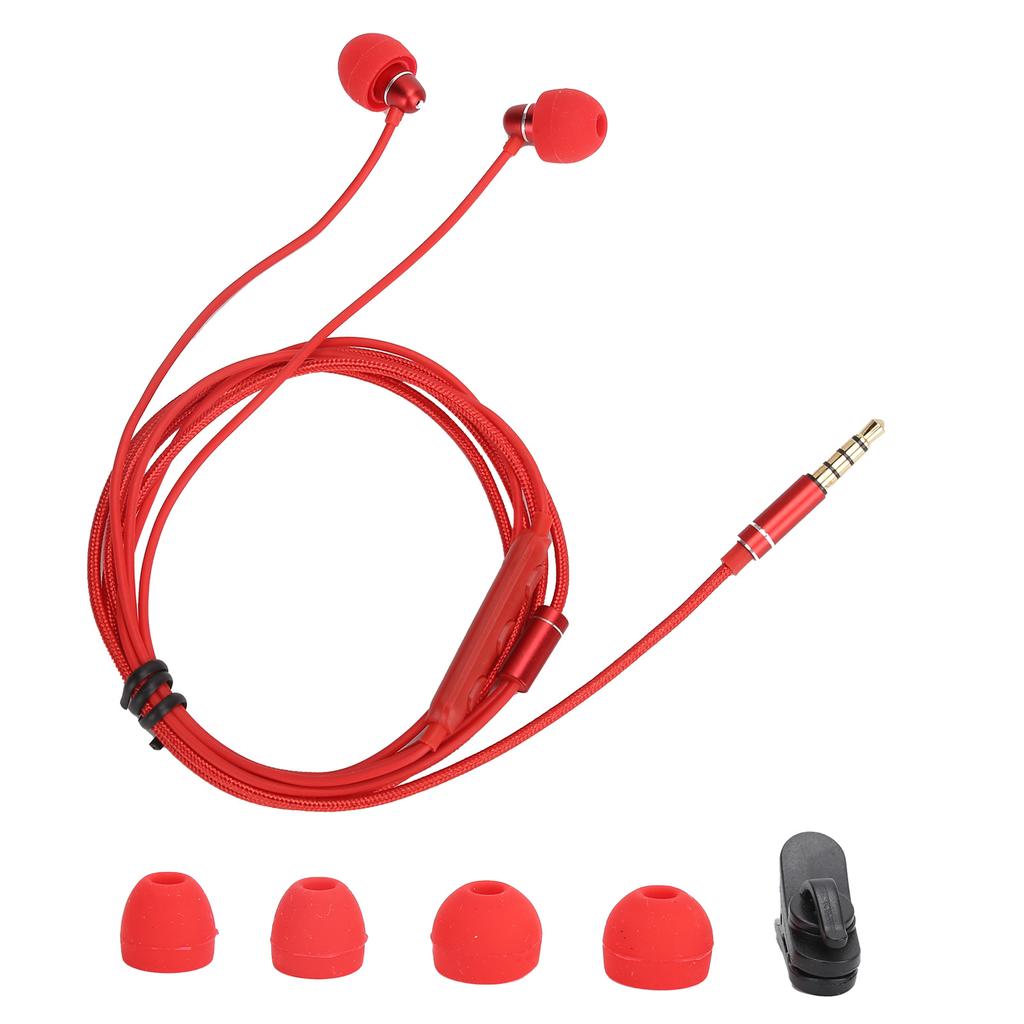 MS28 HiFi Soundproof Earphone with Mic Portable Wired Earbuds Headphone for Outdoor