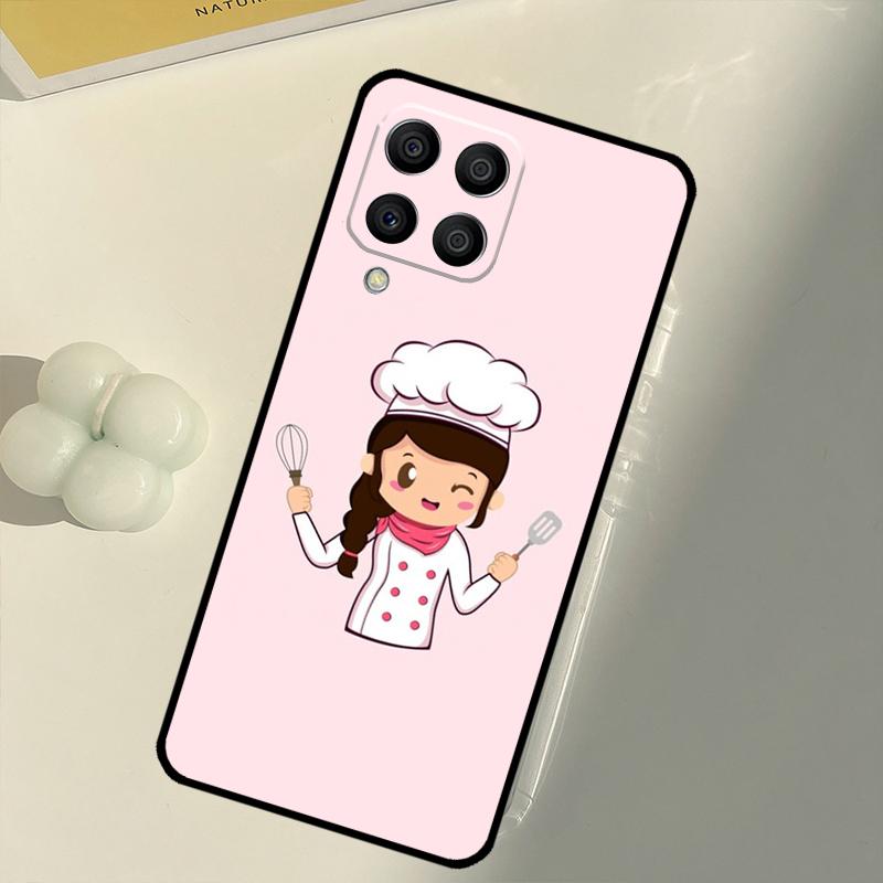 Cooking Chef For Samsung Galaxy M33 M13 M14 M12 M32 M52 M31 M55 M15 M11 M21 M35 M53 M34 M54 M06 M16 Case