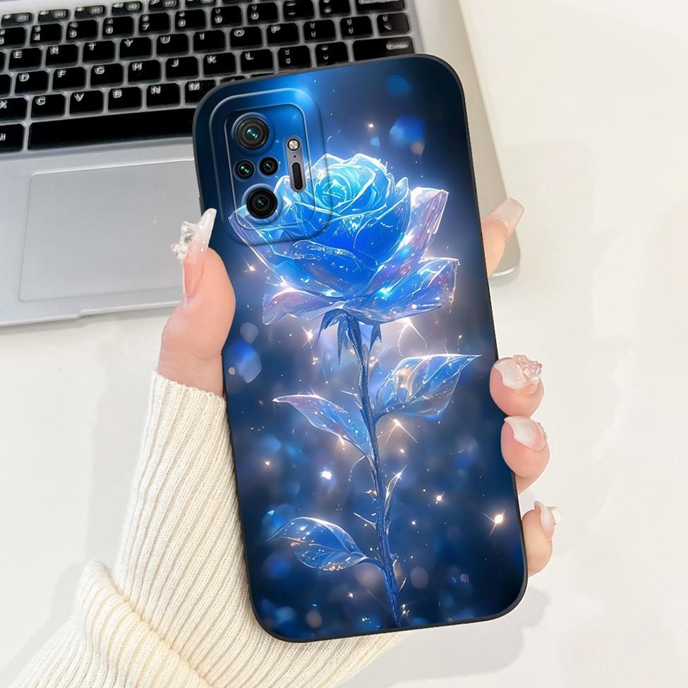 For Redmi Note 10 Pro 4G Case Cover Silicone Cute Cat Fashion Butterfly Flowers Love Funny Painted Phone Case M2101K6G M2101K6R