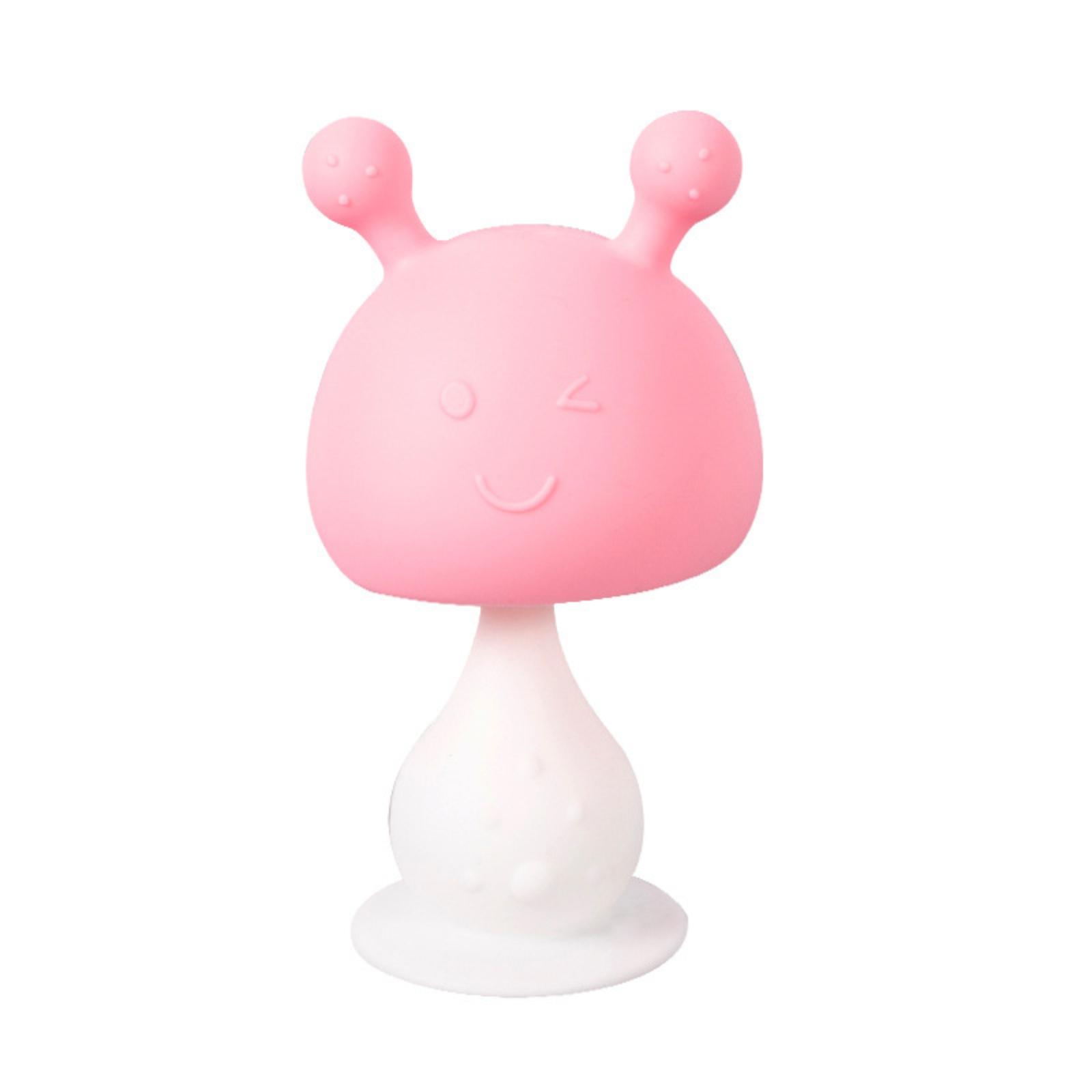 

Baby Silicone Teether Bunny Baby Soothing Biting Fun Children Teething Toy One Size розовый