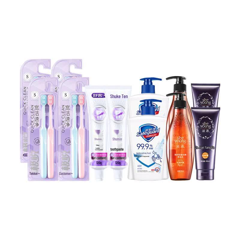 Ziyuan Tea Seed Oily Scalp Shampoo & Care Combo