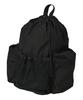 KiU Packable Drawstring Backpack Large Black (K365-900) - Waterproof, Water-repellent, Unisex, Compact, Capacity, Stylish, Casual, Outdoor, Travel,