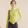 Autumn and Winter Yoga Clothes Slim Quick-drying Tops Drawstring Long Sleeves Running Fitness Clothes Sports Jacket