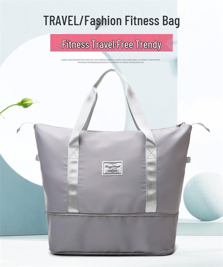 Large Capacity Yoga & Fitness Sports Bag with Dry/Wet Separation & Customizable Logo