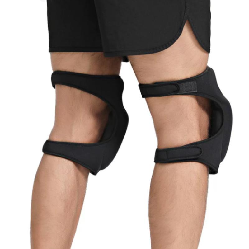 A pair of breathable and thick knee pads, adjustable elasticity, suitable for outdoor weeding/gardening/household chores/dancing