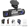 3.16" Triple Lens Dash Cam for Taxi & Commercial Vehicles - 3-Way Front/Interior/Rear Loop Recording