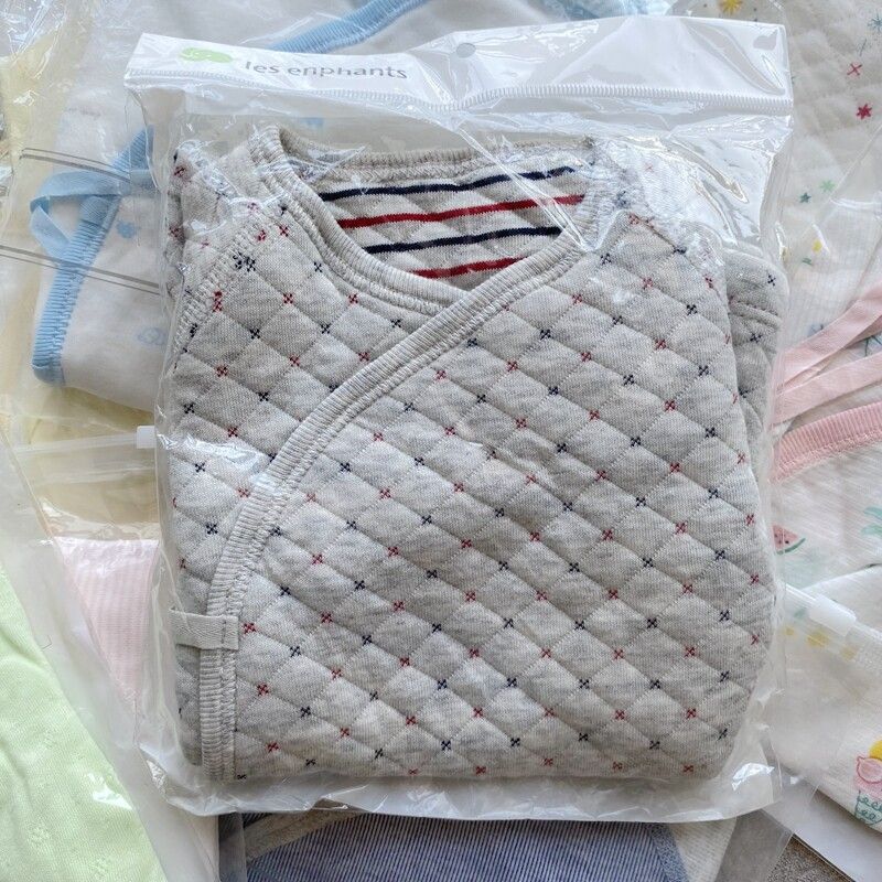 Sample Clothing Special Sale: Liyingfang Genuine Products from the Store, Newborn Infant Tie-Up Romper Jumpsuit for 0-12 Months