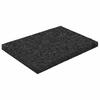 Rubber Granulate Patio Mat Black 6 X 9 X 0.6 Cm Rubber
