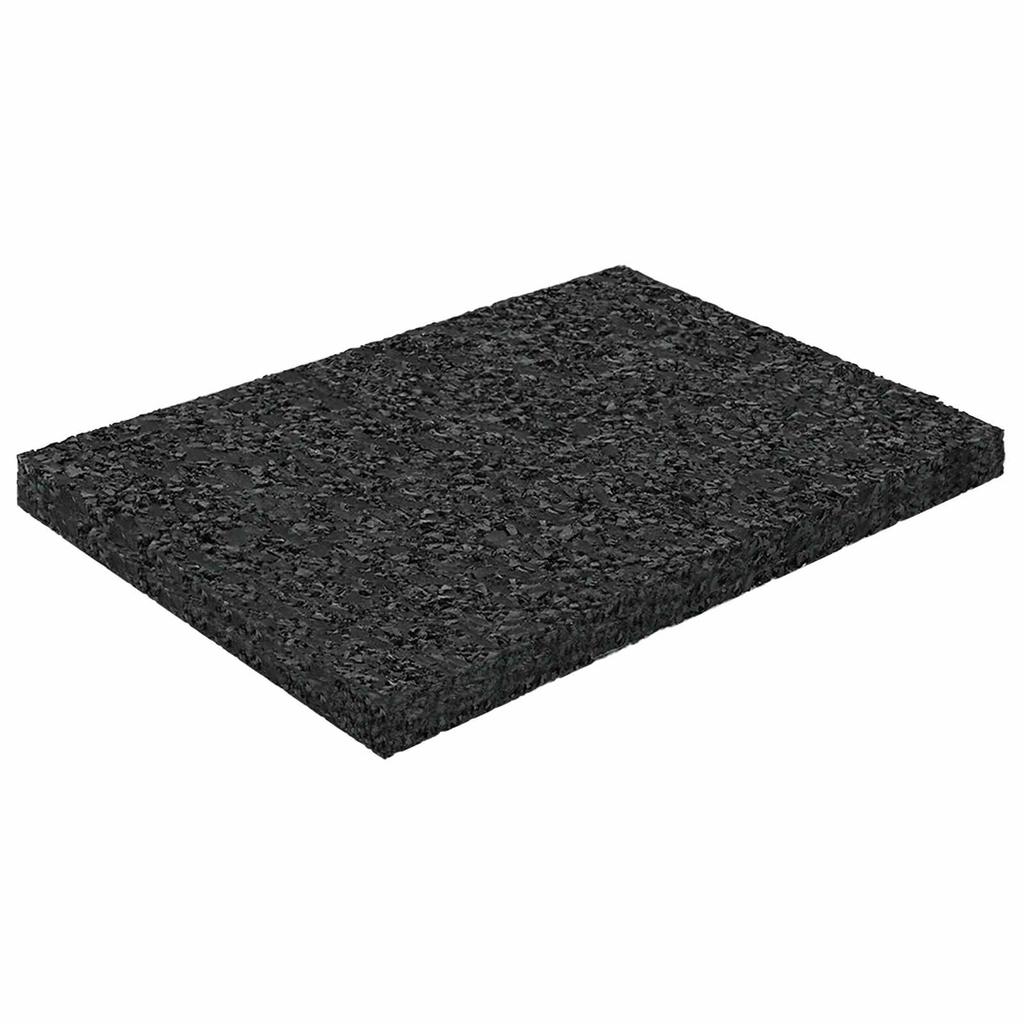 Rubber Granulate Patio Mat Black 6 X 9 X 0.6 Cm Rubber