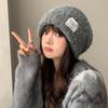 The Large Head Girdle Warm Ear Protecting Knitted Cap Is Fashionable and Versatile Making Your Face Look Good. The Small Woolen Cap Keeps You Warm