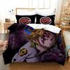 The Seven Deadly Sins Bedding Set Single Twin Full Queen King Size  Bed Set Teenager Bedroom Duvet Cover Sets Bed Sheet