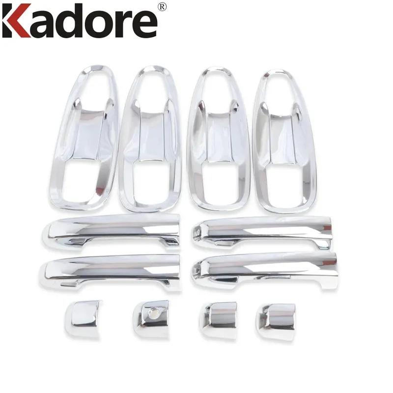 For Toyota Prado J150 2010 2011 2012 2013 2014 2015 Chrome Car Door Handle Cover Trim Side Door Handle Bowl Cup Accessories