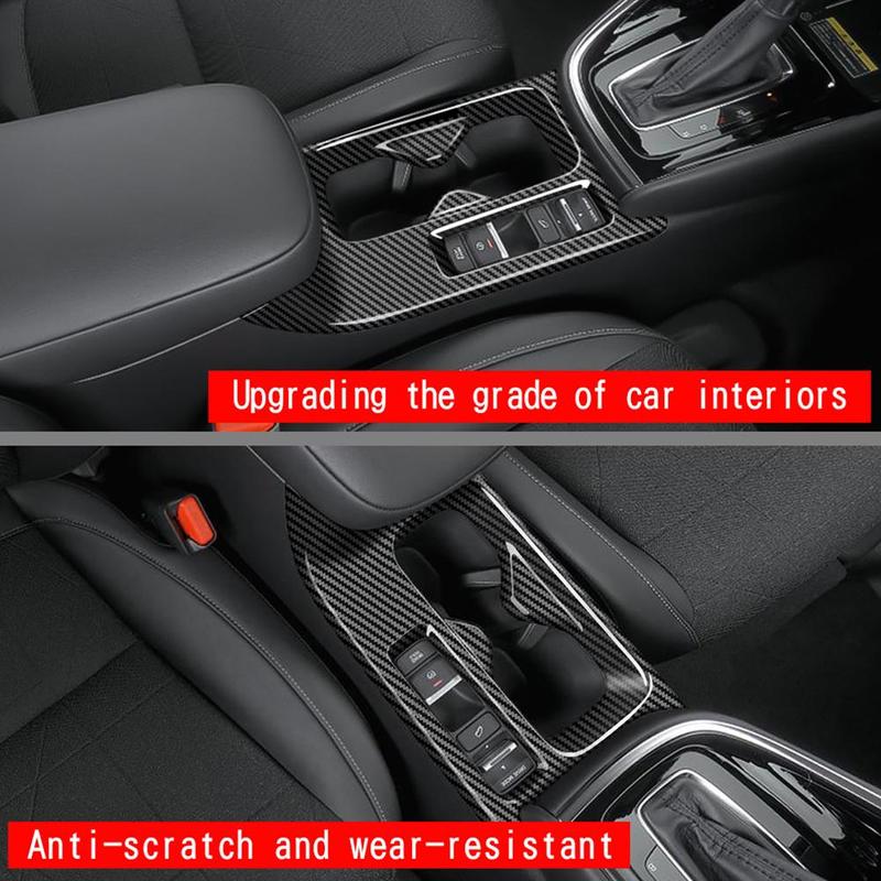 Car Central Control Armrest Box Water Cup Frame Cover Trim for Honda HRV VEZEL Interior Accessories 2021 2022 for RHD