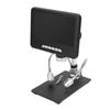 Digital Microscope 7in 1080P Video 100X with Adjustable Stand Lights for Soldering AD207 EU Plug 100 240V