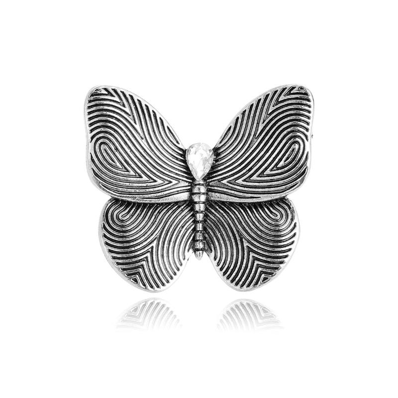 Vintage Metal Butterfly Brooches Pins For Women Clothing Coat Party Accessories Gifts