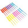 20pcs Tail Comb Heat Resistant Anti Static Comb Hairdressing Hair Styling Tool(Flat Teeth )