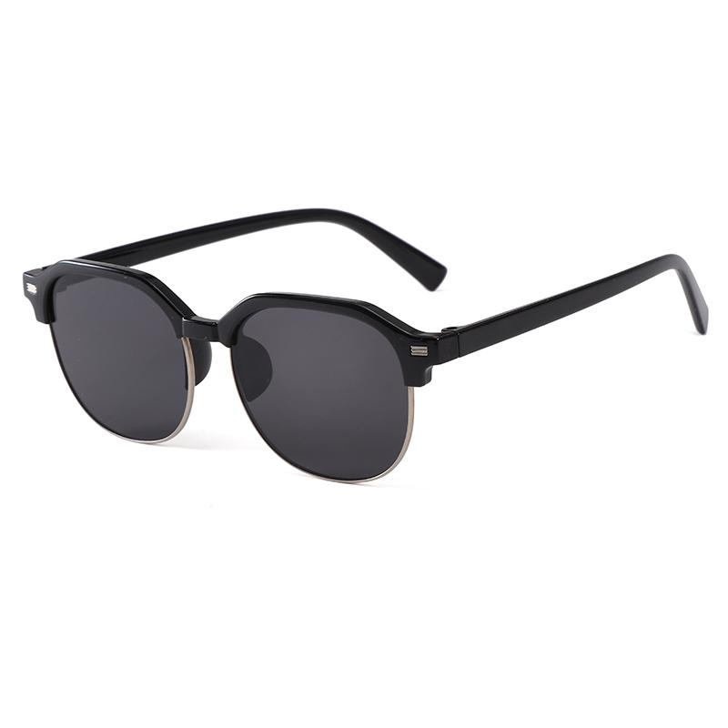 Korean Version Children Square Sunglasses Cute Boys Girls Fashion Trendy Models Outdoor Sunscreen Sunshade Glasses C1