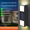 Waterproof Solar Wall Washer Lamp for Outdoor Courtyard, Garden Villa, and Exterior Pillars