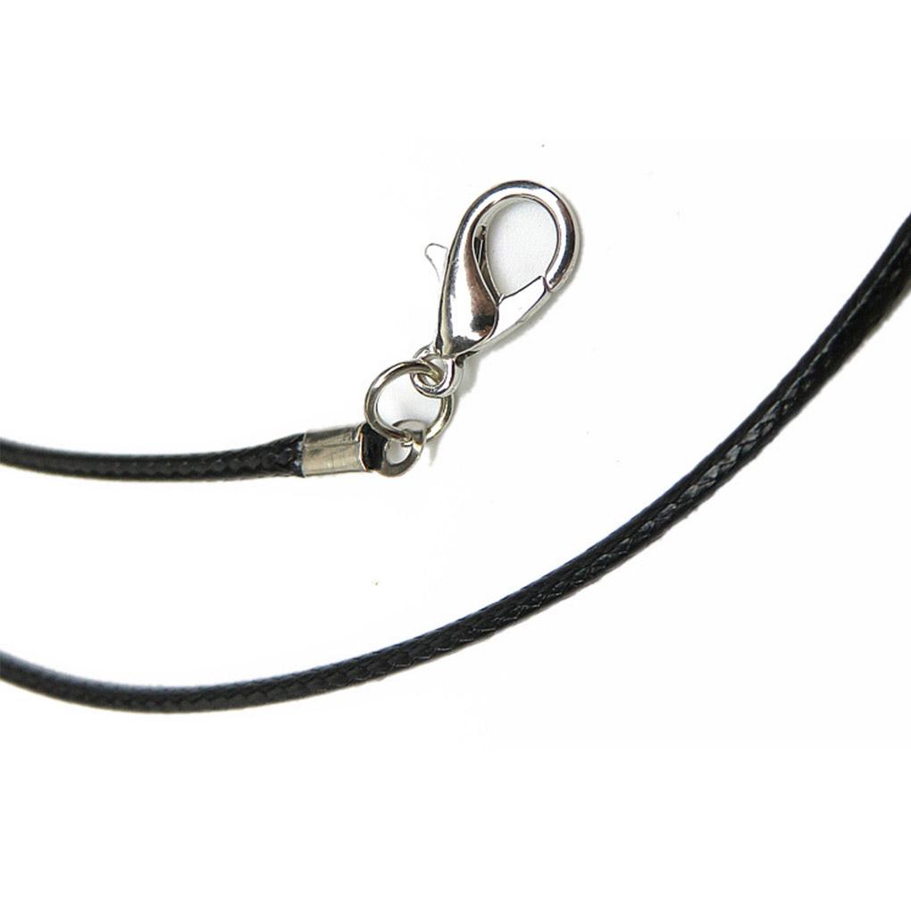 10pcs Wax Rope Extended Chain Necklace Cord Strap with Lobster Clasp for DIY Jewelry Making