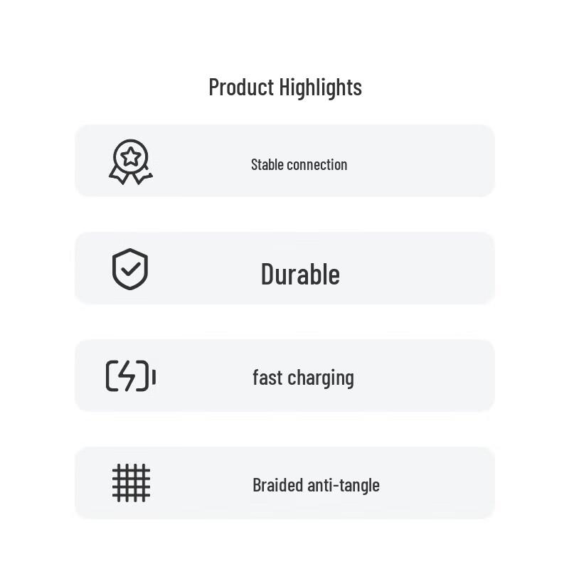 Apple 60W USB-C Braided Charging Cable
