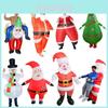 Hochwertiges aufblasbares Weihnachtsmann-Kostüm für Party-Cosplay