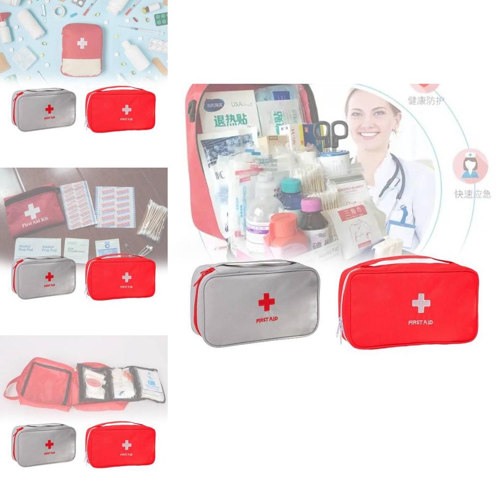 Modern Portable Korean First Aid Kit Travel Bag Durable Medicine Organizer For Effective Use