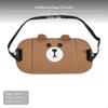 Car Seat Leg Rest Cushion, Kids & Adults, Cartoon Bear, Adjustable Travel Footrest