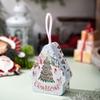 Рождественская жестяная коробка, Металлические банки для печенья с крышками, Жестяная коробка для рождественских открыток, Контейнеры для хранения конфет в форме домика для подарков, Праздничная подарочная коробка