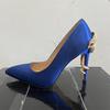 Fashion Luxury Handmade Diamond Snake Shaped Wrapped High Heels Bridal Wedding Dress Banquet Fashion Party Sexy Single Shoes Size 34-43